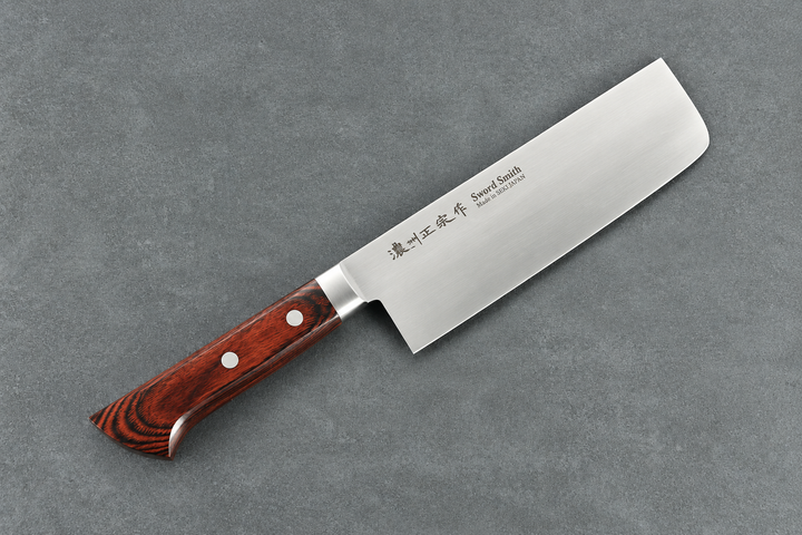 Nakiri-Messer 17 cm – Shirogami | Pakka-Holzgriff