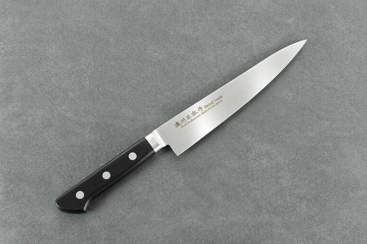 Petty-Messer 15 cm – AUS-10 3-lagig | Western Handle mit Nieten
