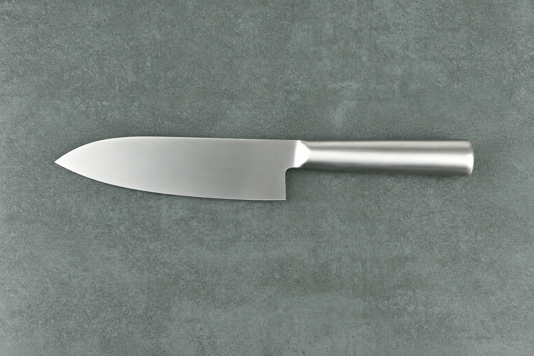 Japanisches Santoku 17 cm mit Edelstahlgriff