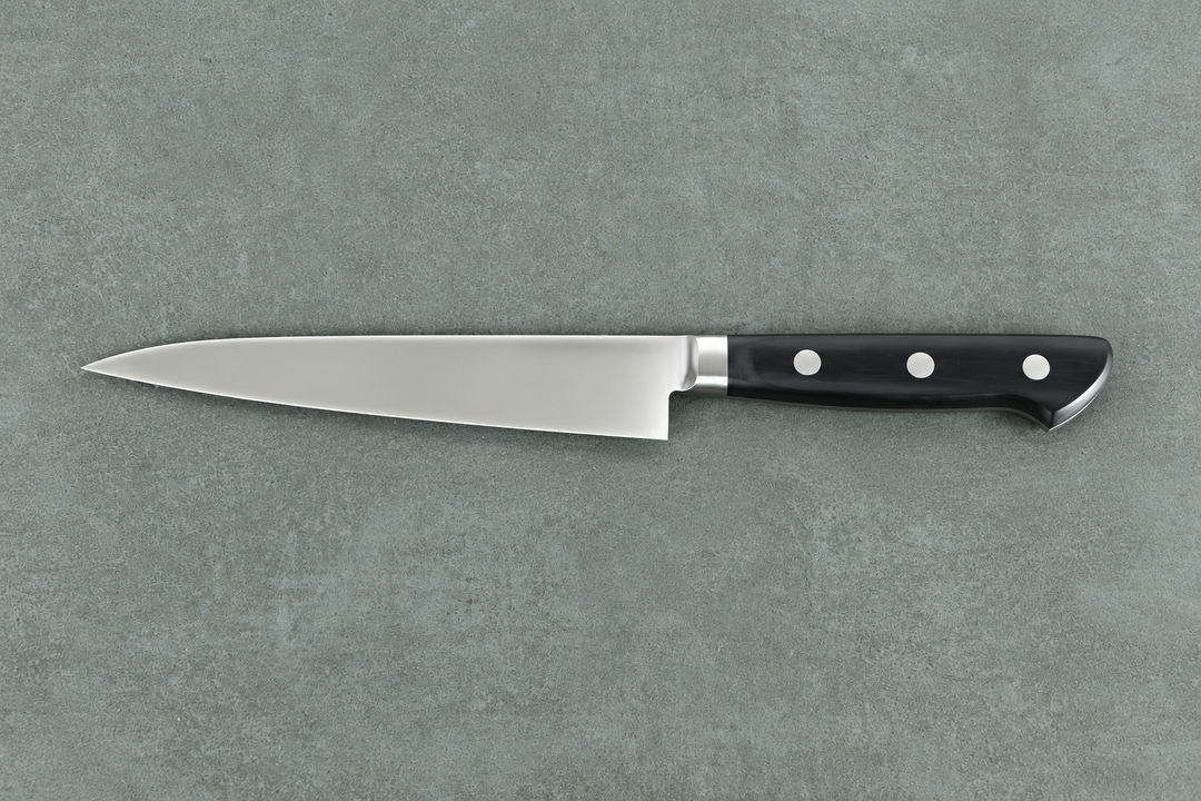 Petty-Messer 15 cm – AUS-10 3-lagig | Western Handle mit Nieten