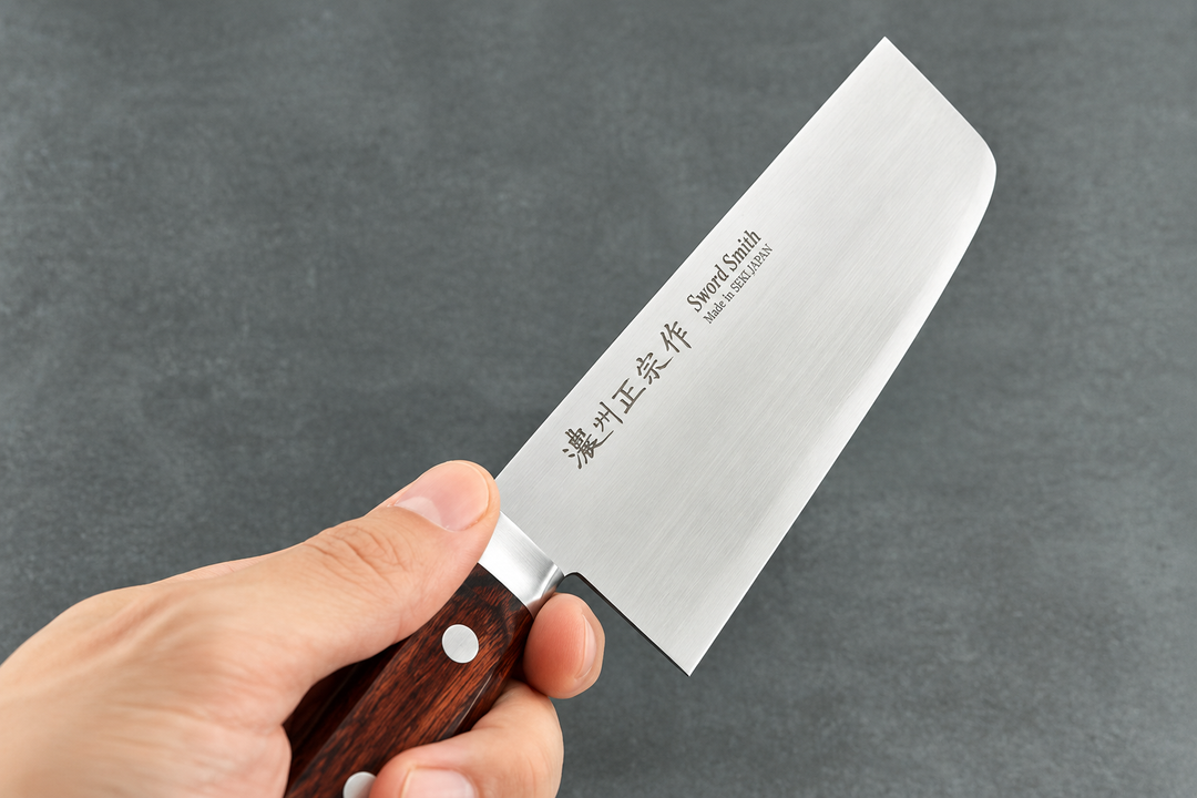 Nakiri-Messer 17 cm – Shirogami | Pakka-Holzgriff
