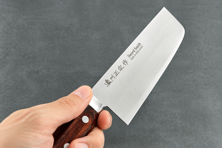Nakiri-Messer 17 cm – Shirogami | Pakka-Holzgriff