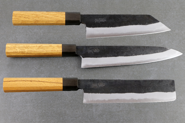 Messerset Japanische Messer Nakiri - Gyuto - Bunka