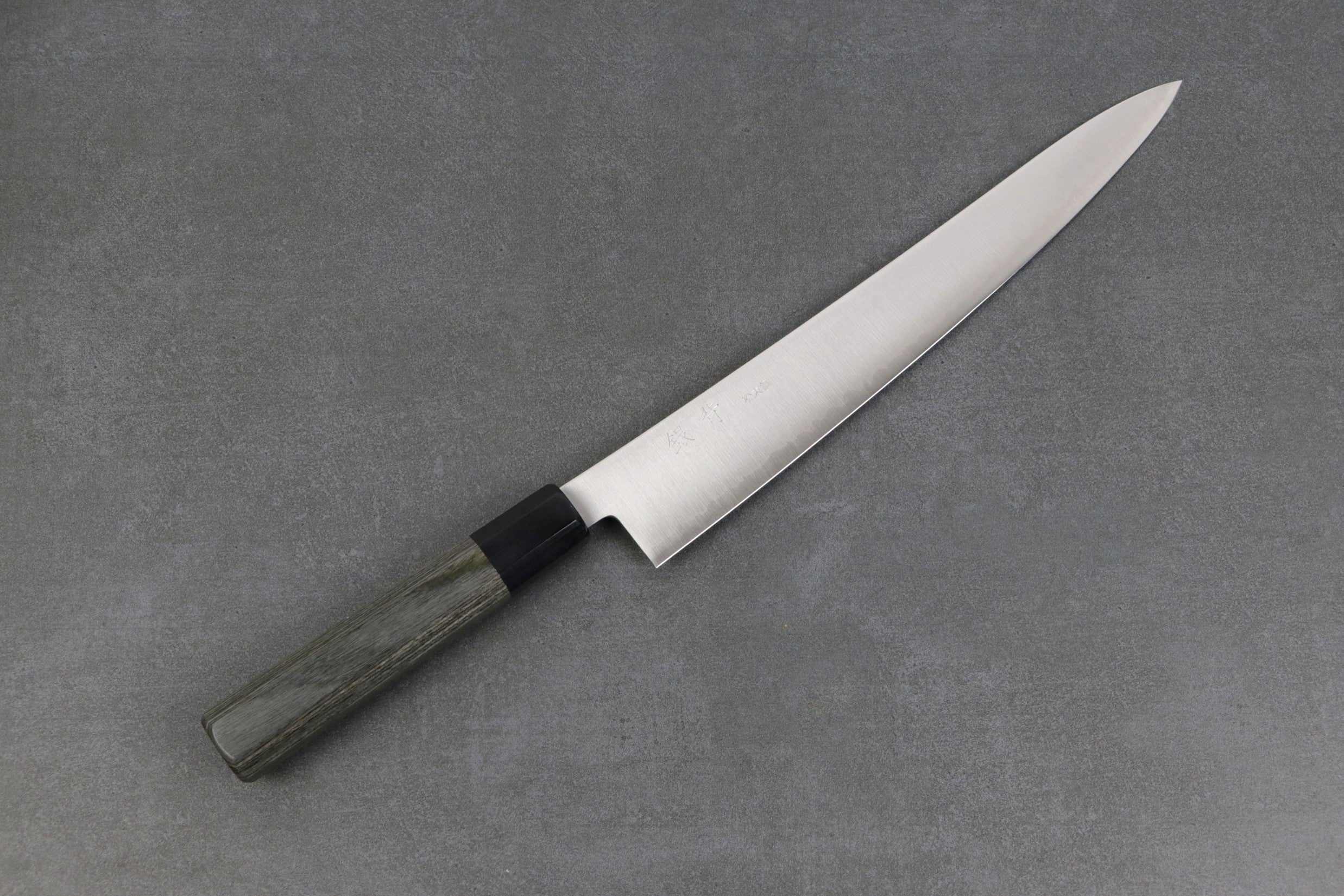 Gyuto 270mm HAP40 Silverback - Tsuchime finished, Complite handle Red ...