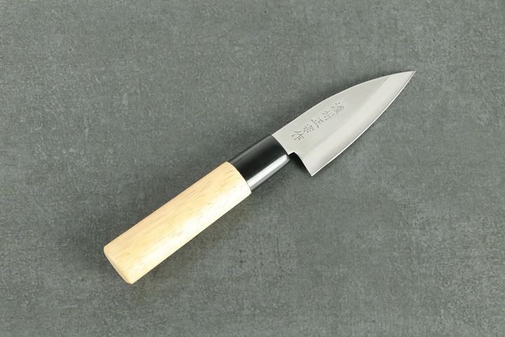 Japanisches Petty-Messer – 9 cm Klinge mit hellem Holzgriff
