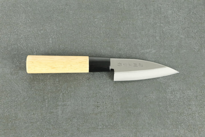 Japanisches Petty-Messer – 9 cm Klinge mit hellem Holzgriff