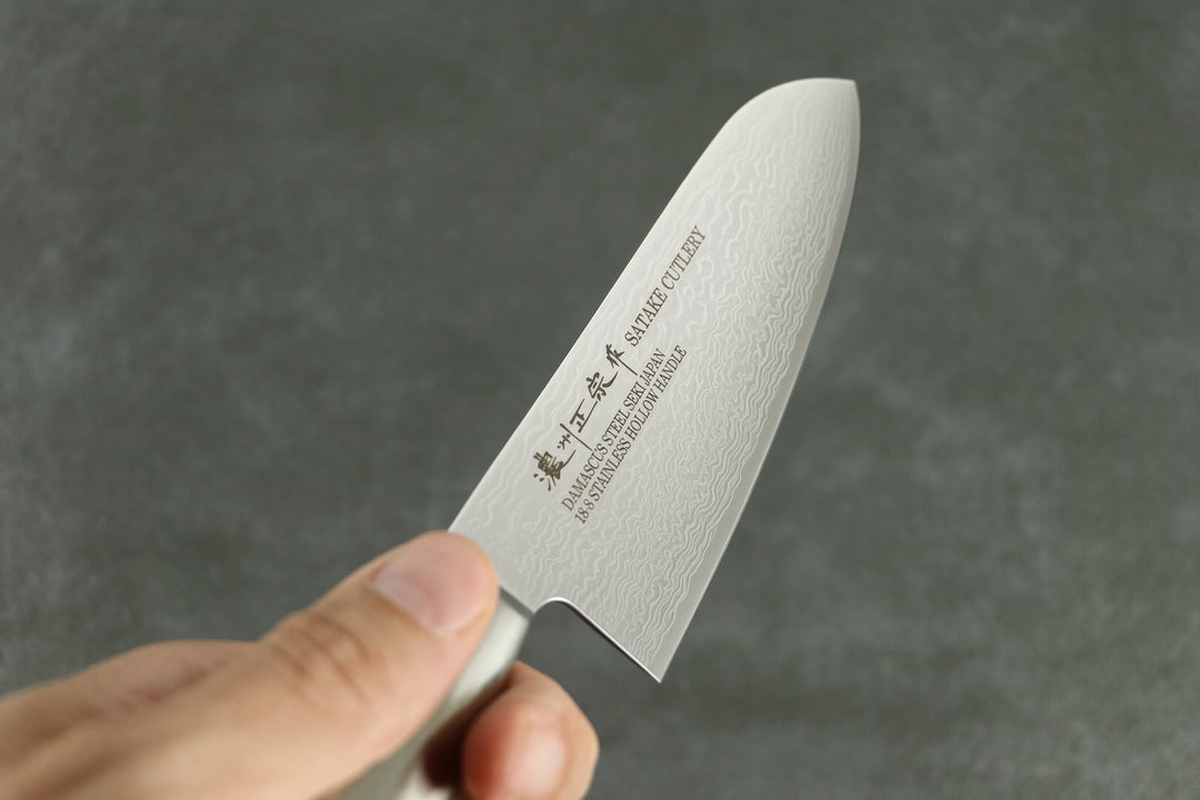 Damastmesser Santokumesser– 17 cm aus Seki, Japan