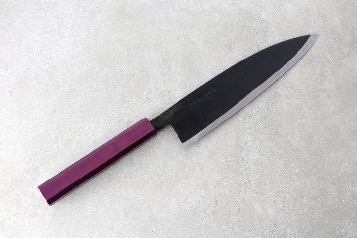 Shirogami Messerset mit Schleifsteinset  - Gyuto 210mm, Nakiri 165mm,