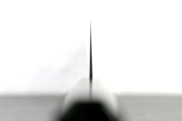 Nakiri 165mm HAP40 Silverback - Tsuchime Finish, Complite Griff Rot