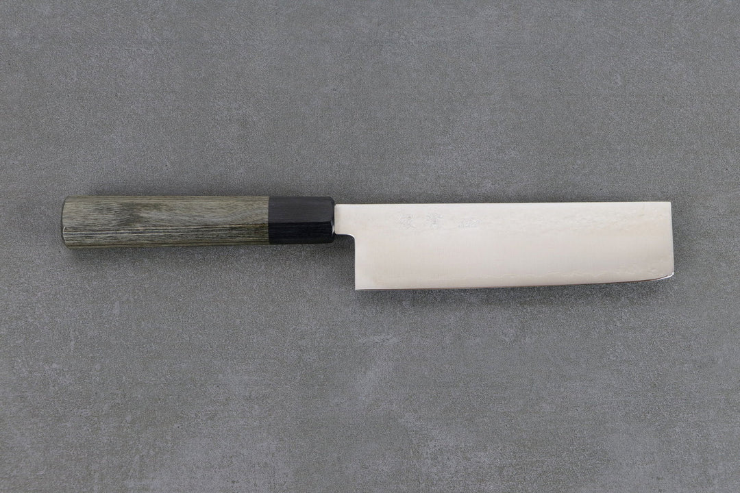 Nakiri 165mm HAP40 - Tsuchime, manche de couteau gris